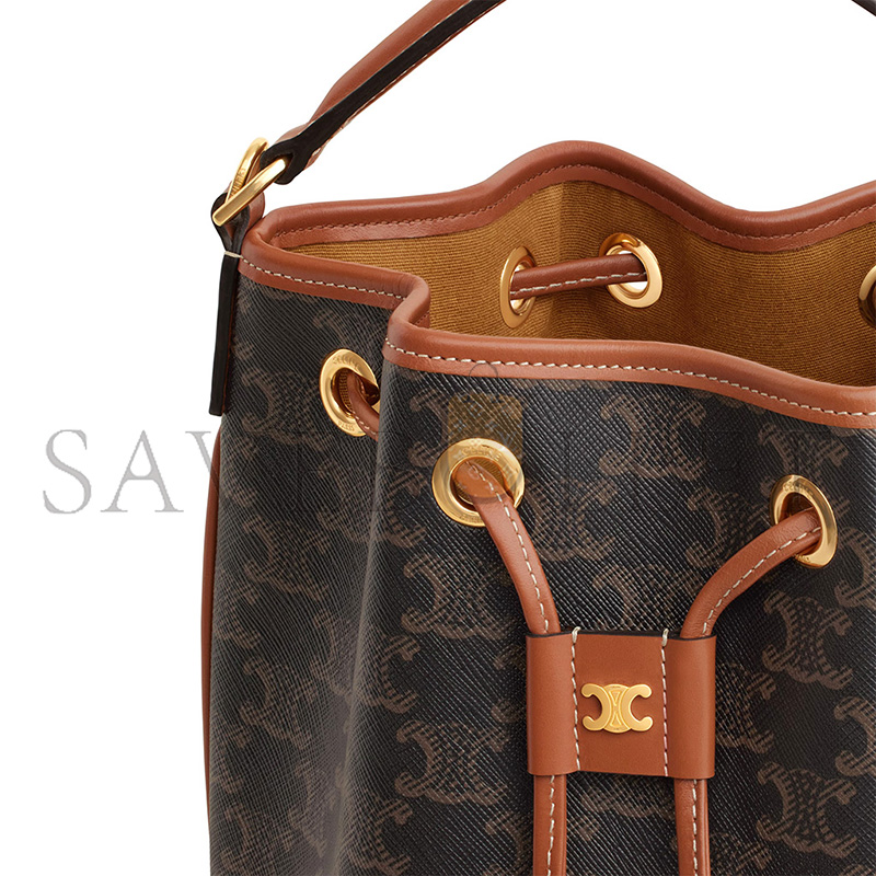CELINE CLARA BAG IN TOILE TRIOMPHE 116882FQM.04LU (24*20*20cm)